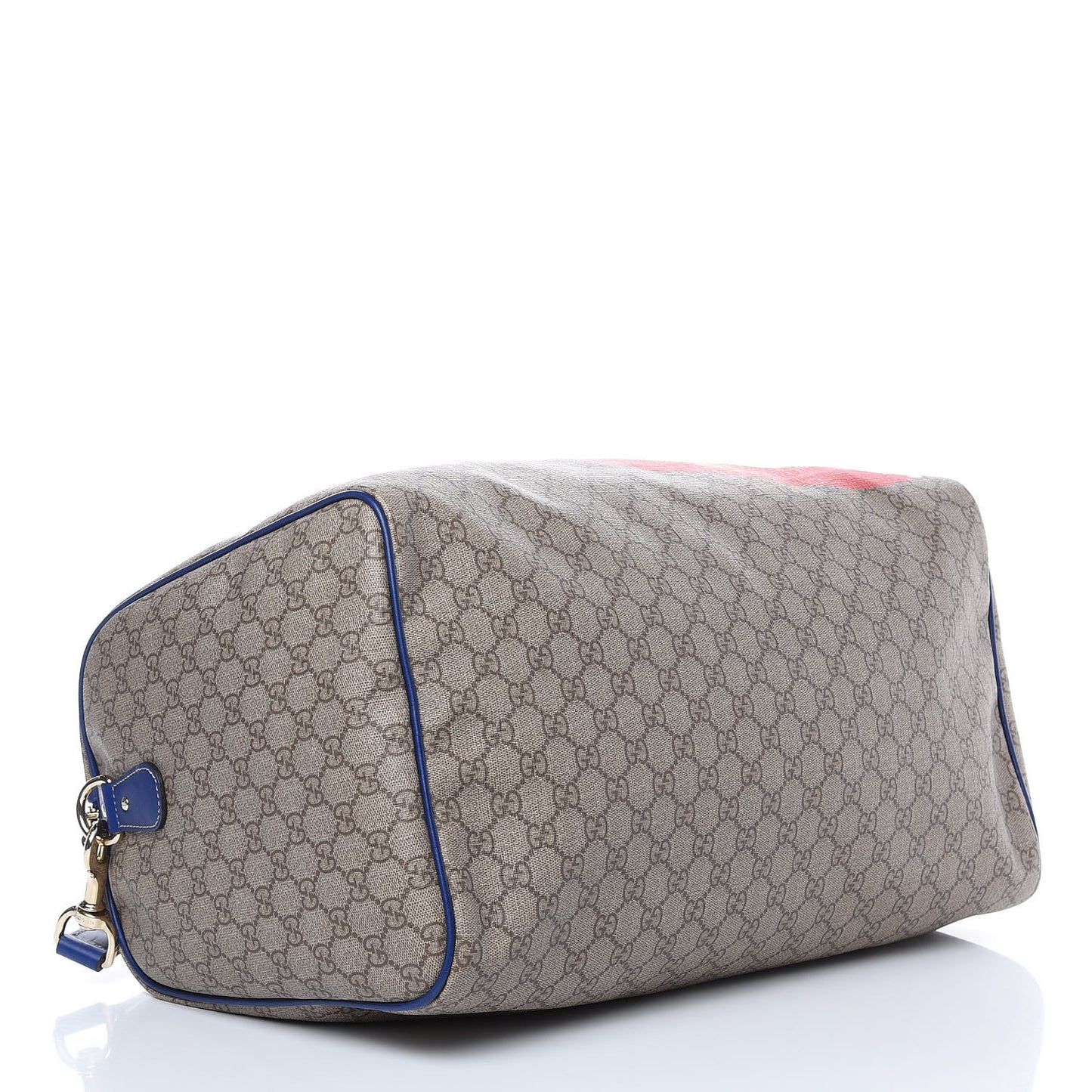 GG Plus Monogram Large Boston USA Flag Unicef Duffle Blue