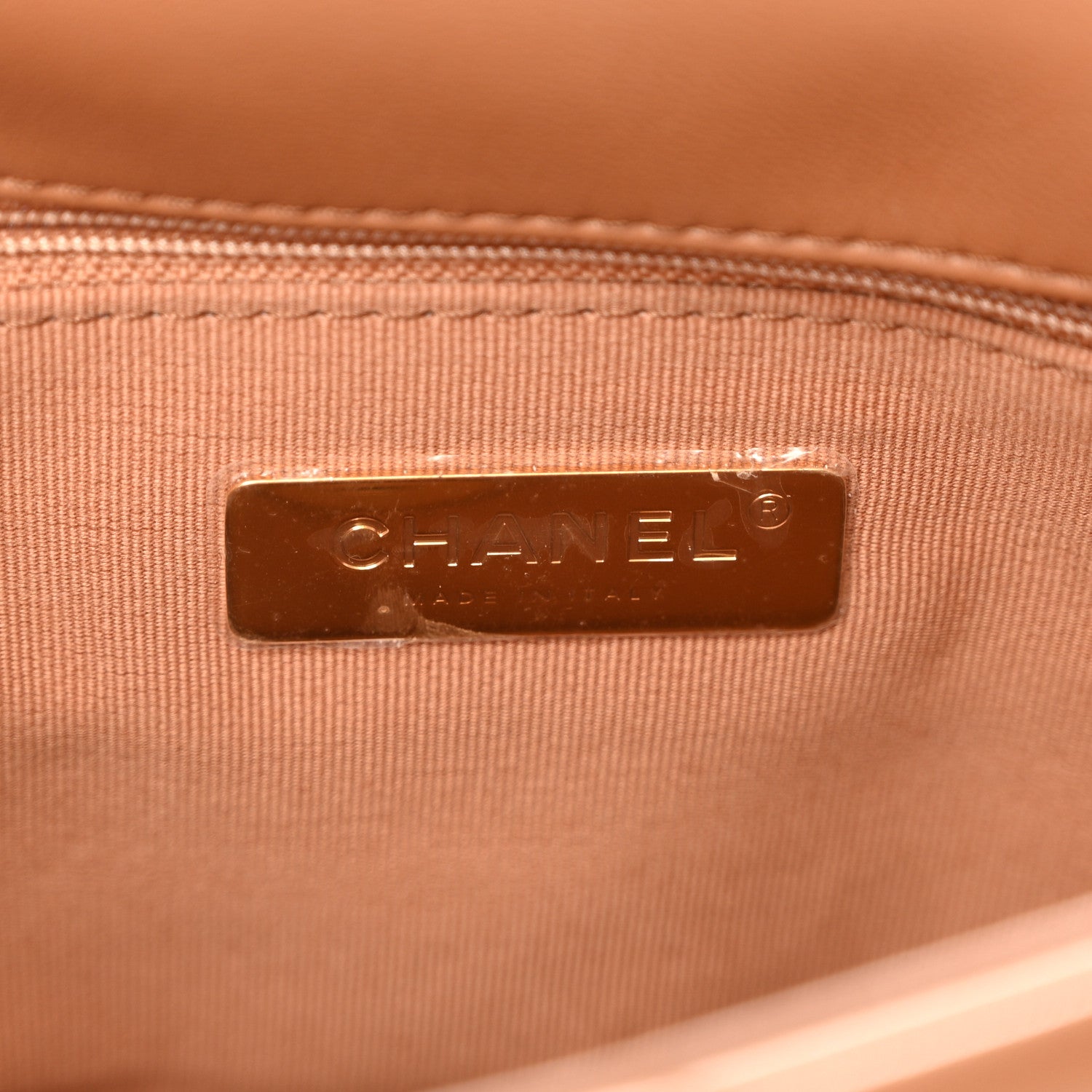 Chanel Lambskin Quilted Medium Chanel 19 Flap Brown 6 of 12