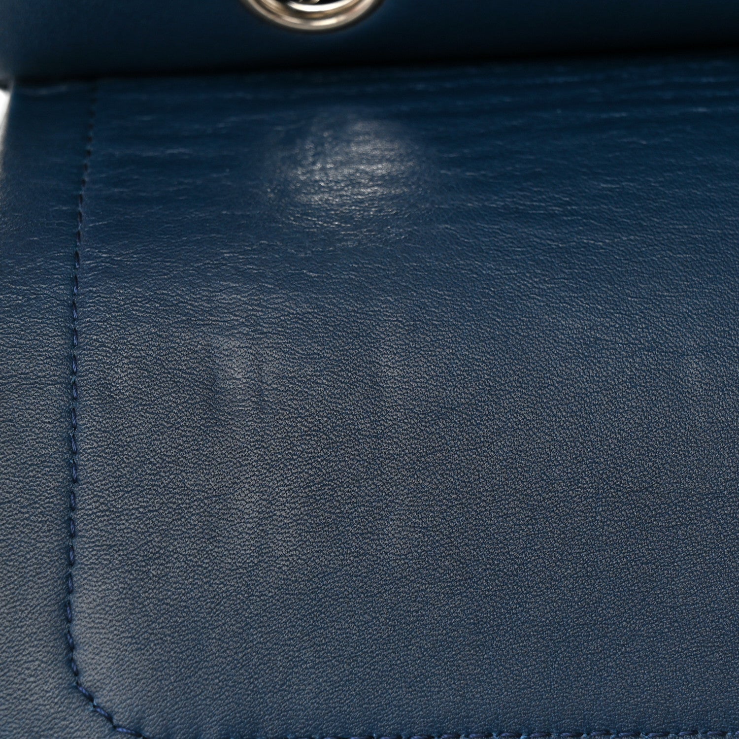 Chanel Patent Quilted Medium Double Flap Navy 13 of 13