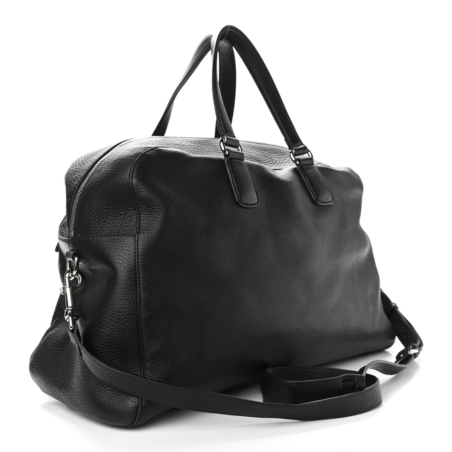 Pebbled Calfskin Soho Carry On Duffle Black