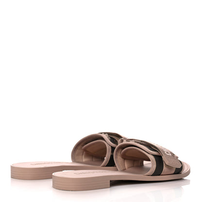 Christian Dior Nylon Camouflage Dio(r)evolution Slide Sandals 39 Nude 4 of 9