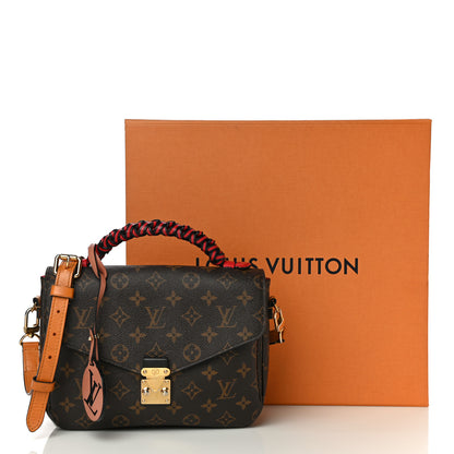 Louis Vuitton Monogram Braided Pochette Metis Coquelicot 15 of 15
