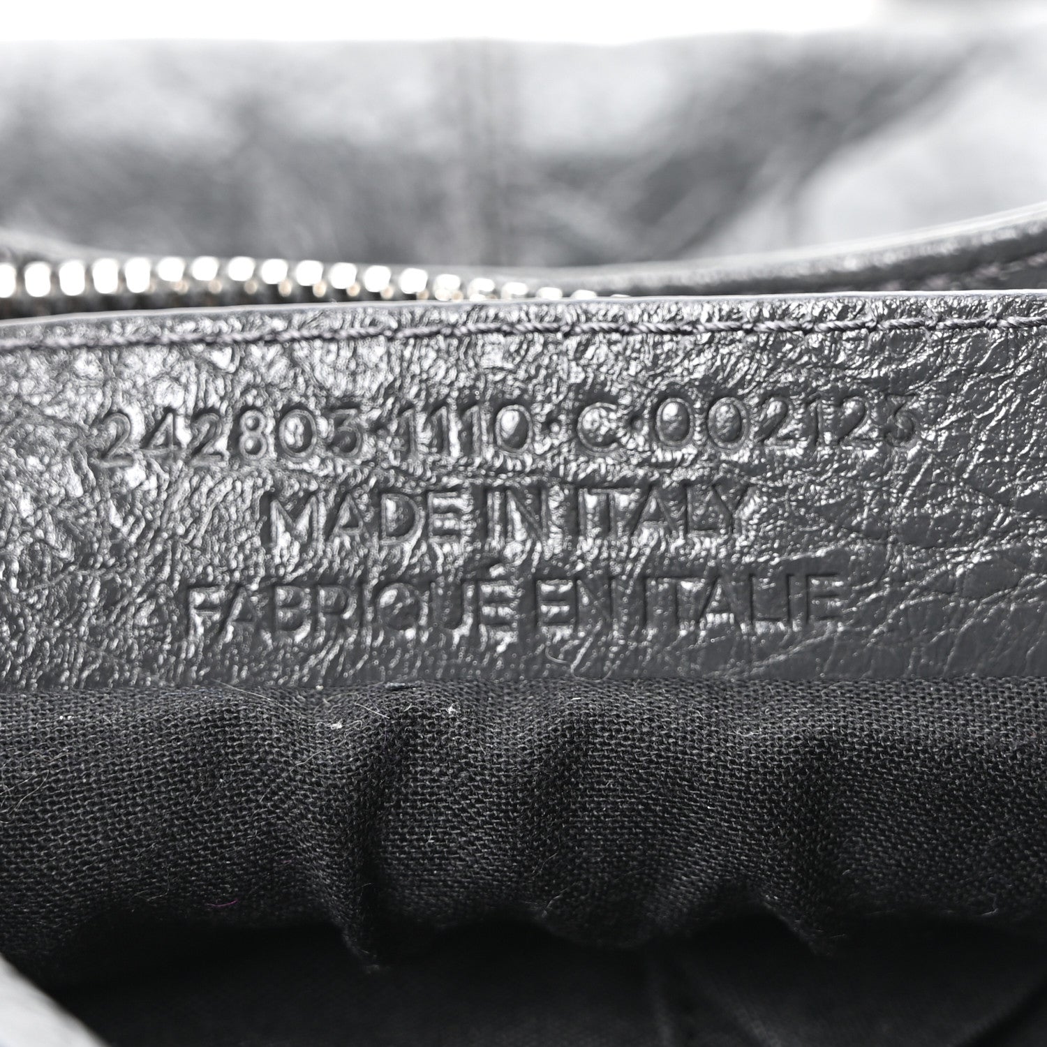 Balenciaga Agneau Classic Silver Hardware Hip Anthracite 8 of 11