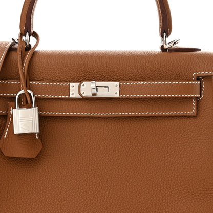 Hermes Togo Kelly Retourne 25 Gold 8 of 12