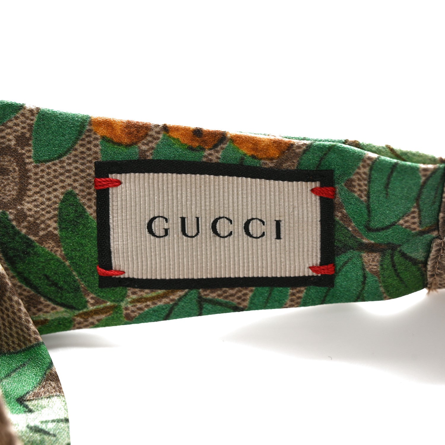 Gucci Silk Monogram Tian Print Tiana Duchesse Headband 3 of 5