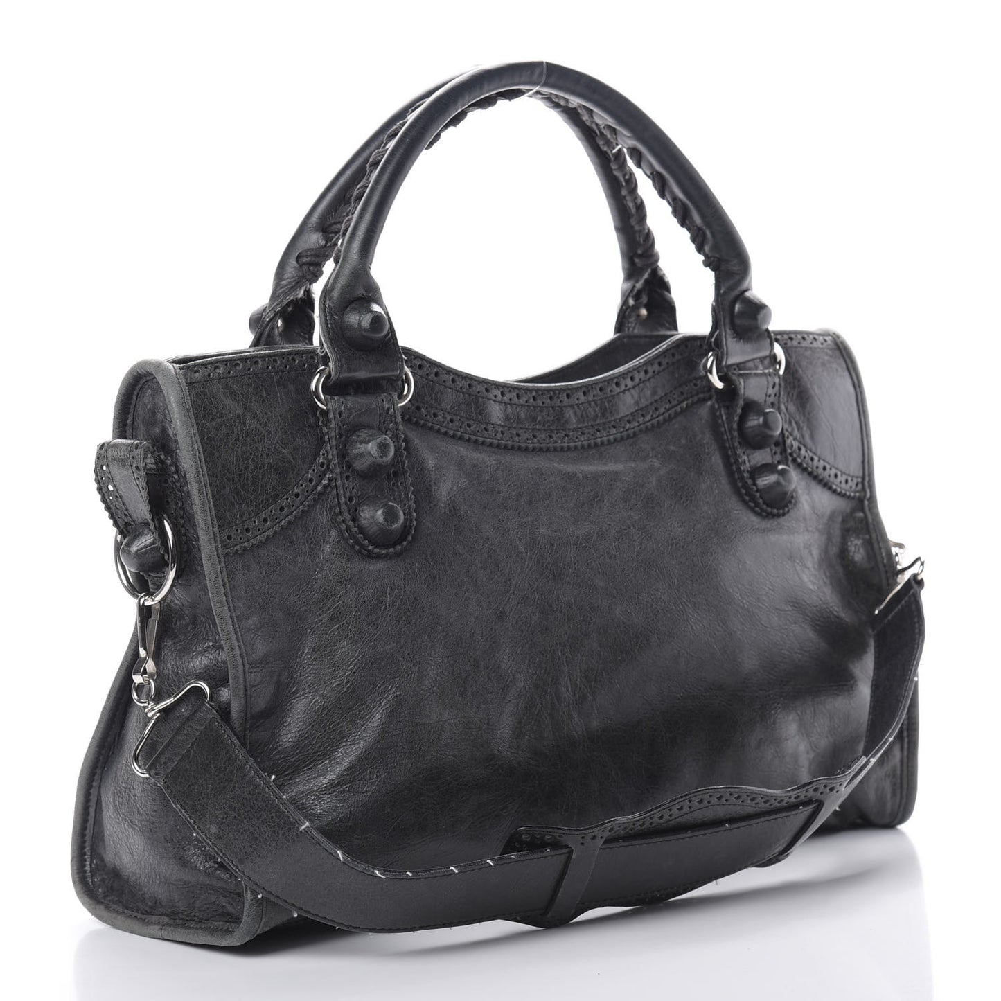 Agneau Giant Brogues Hardware City Black