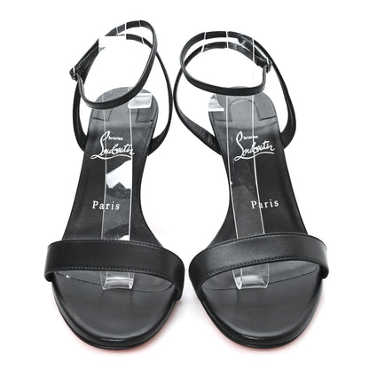 Christian Louboutin Nappa Miss Z 80 Strappy Sandals Pumps 40 Black 3 of 8