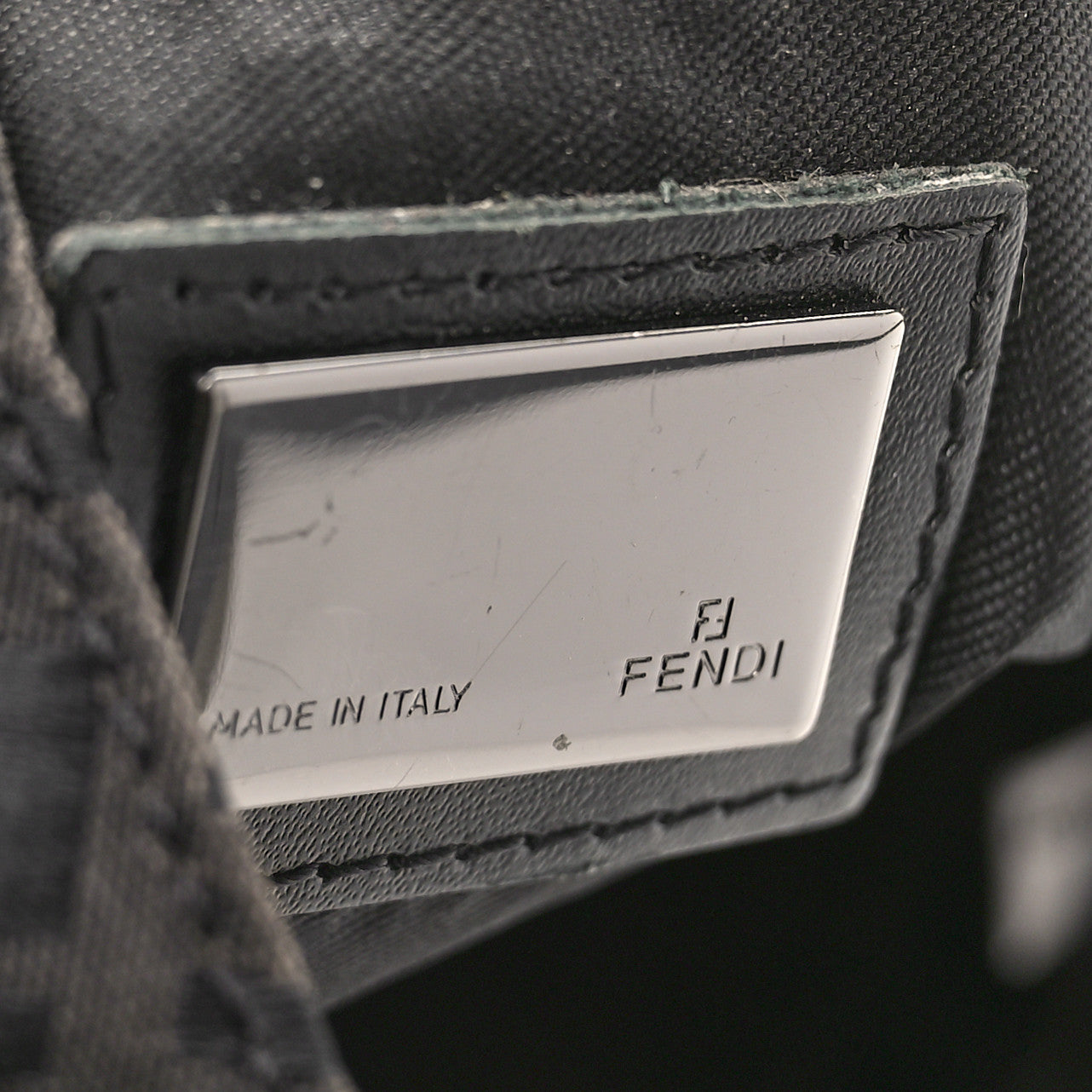 Fendi Zucchino Small Hobo Black 6 of 13