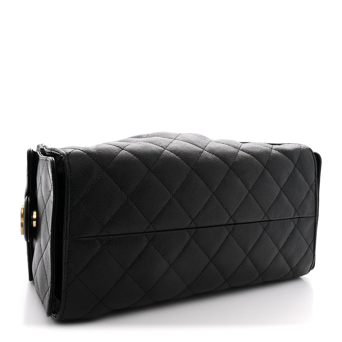 Caviar Quilted Small Chanel 25 Handbag Black