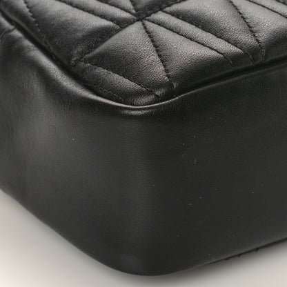 Versace Nappa Quilted Virtus Shoulder Bag Black 7 of 8