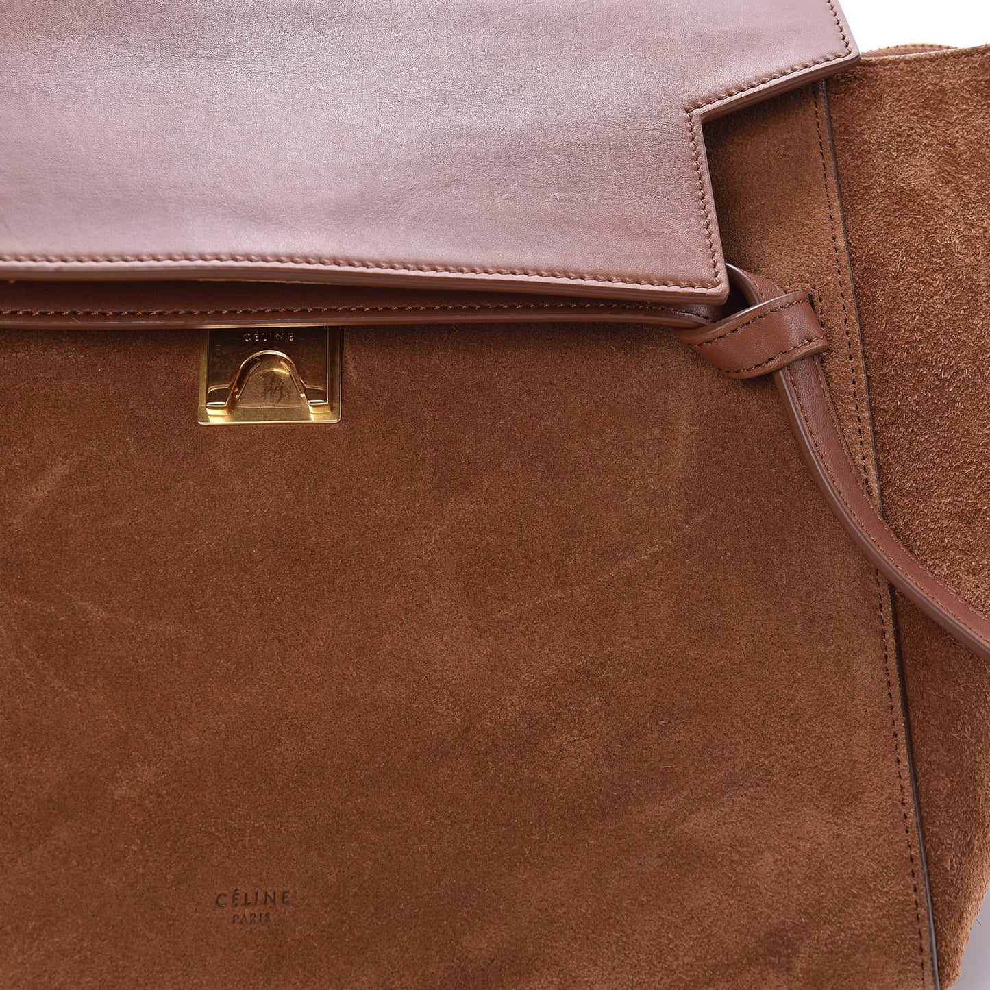 Suede Calfskin Mini Belt Bag Tan