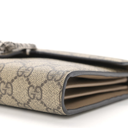 Gucci GG Supreme Monogram Mini Dionysus Chain Wallet Beige Taupe 10 of 10