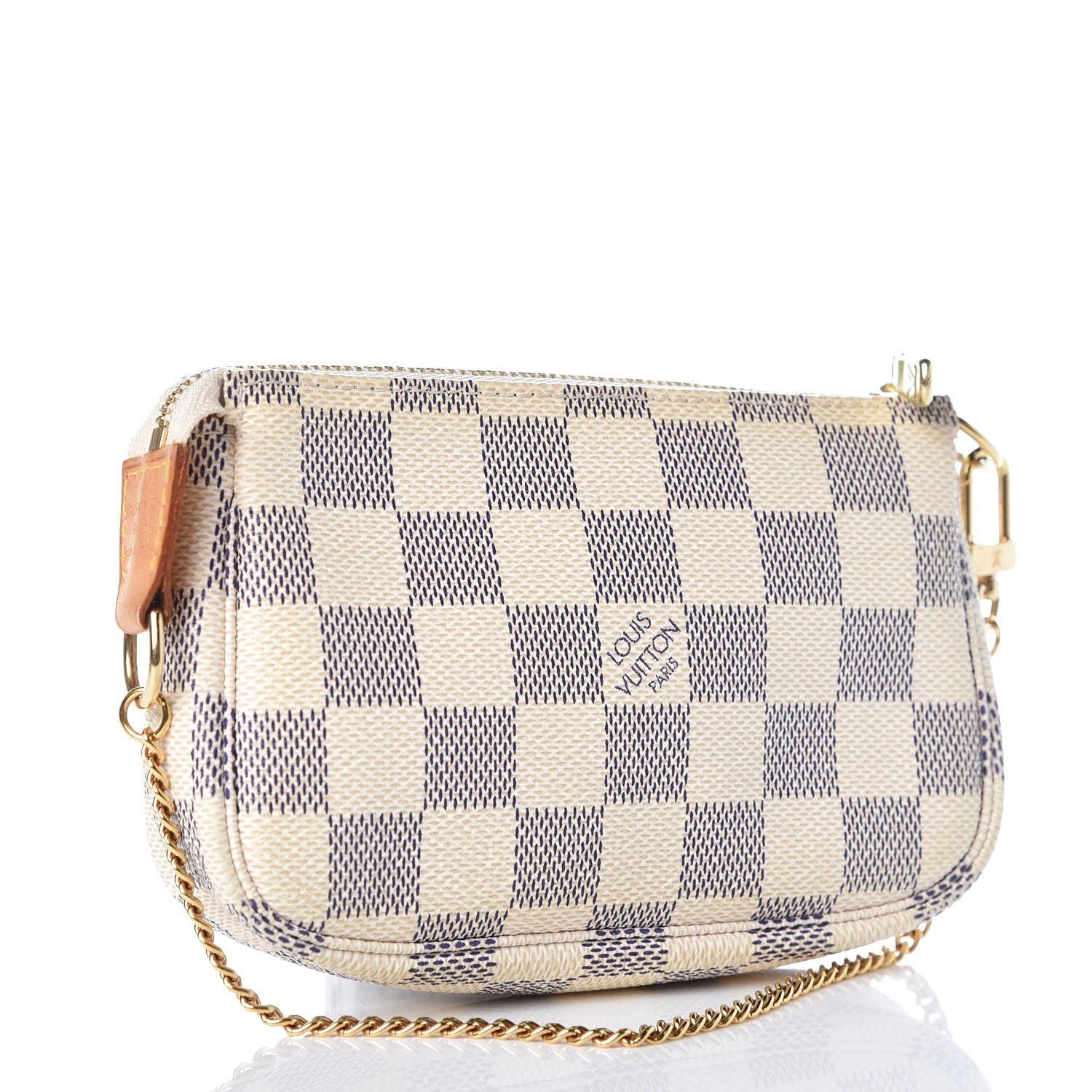 Louis Vuitton Damier Azur Mini Pochette Accessories 3 of 8