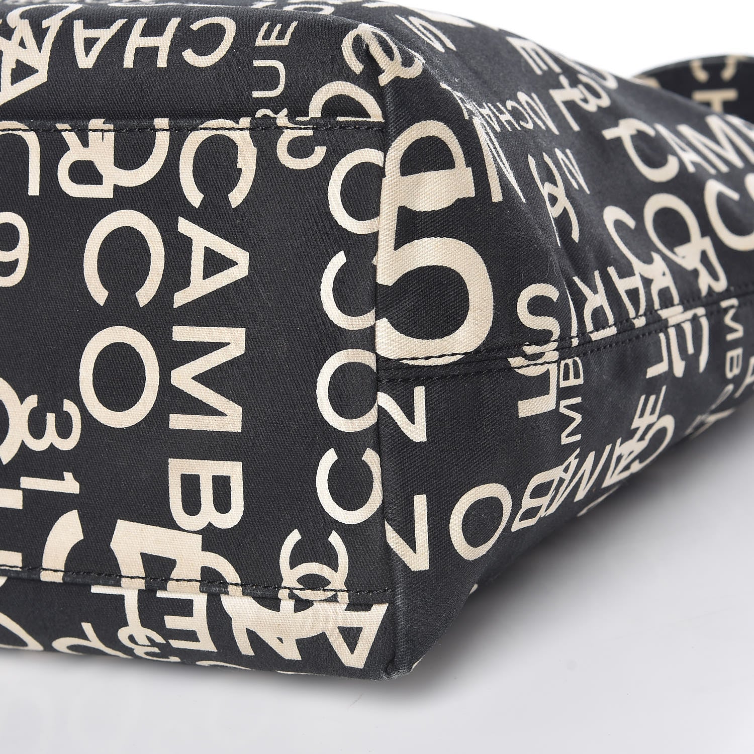Chanel Canvas 31 Rue Cambon Beach Tote Black 14 of 14