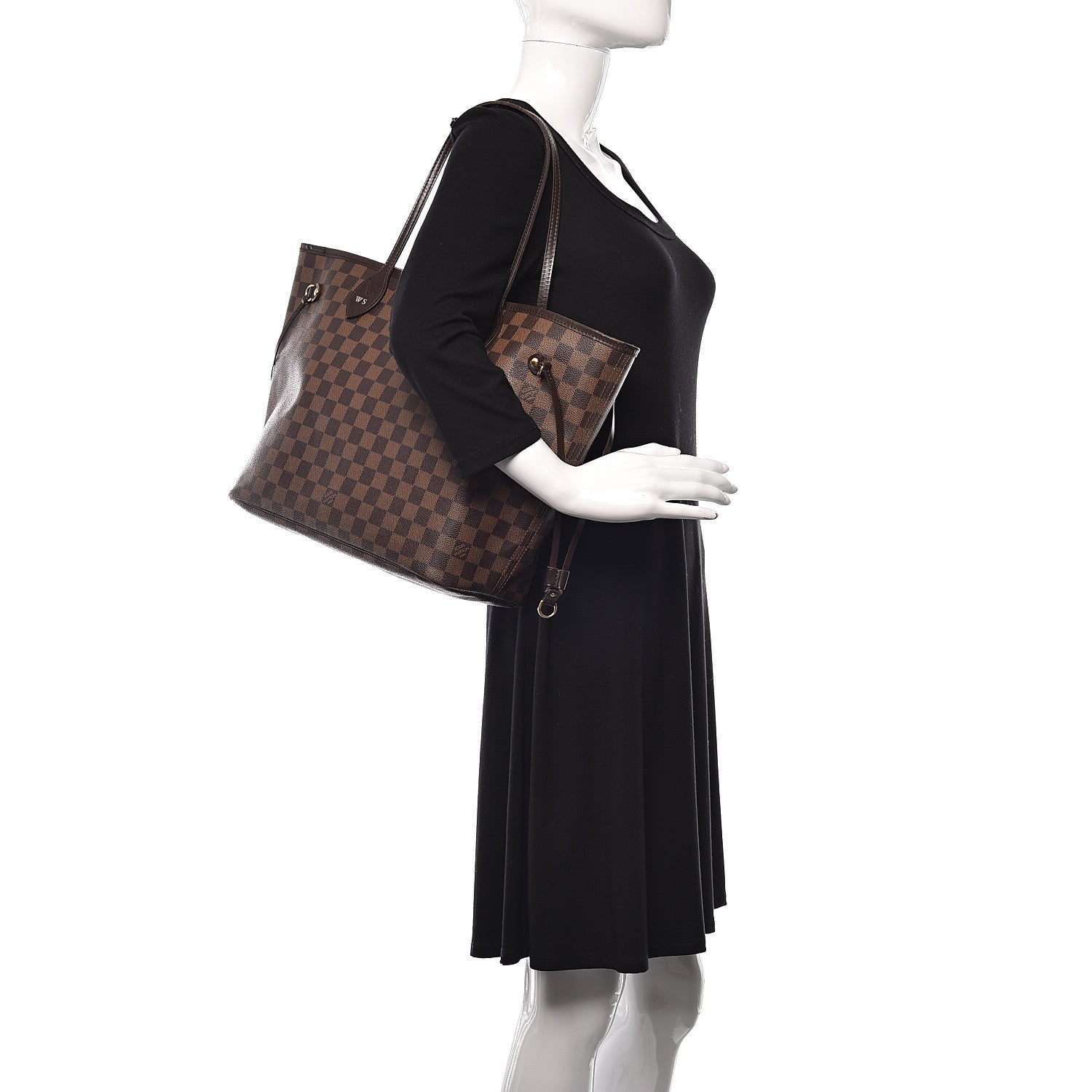 Louis Vuitton Damier Ebene Neverfull MM 2 of 16