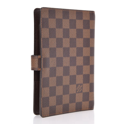 Louis Vuitton Damier Ebene Medium Ring Agenda Cover 3 of 7