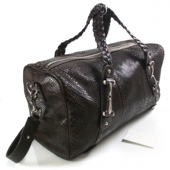 Python Weekender Bag Brown