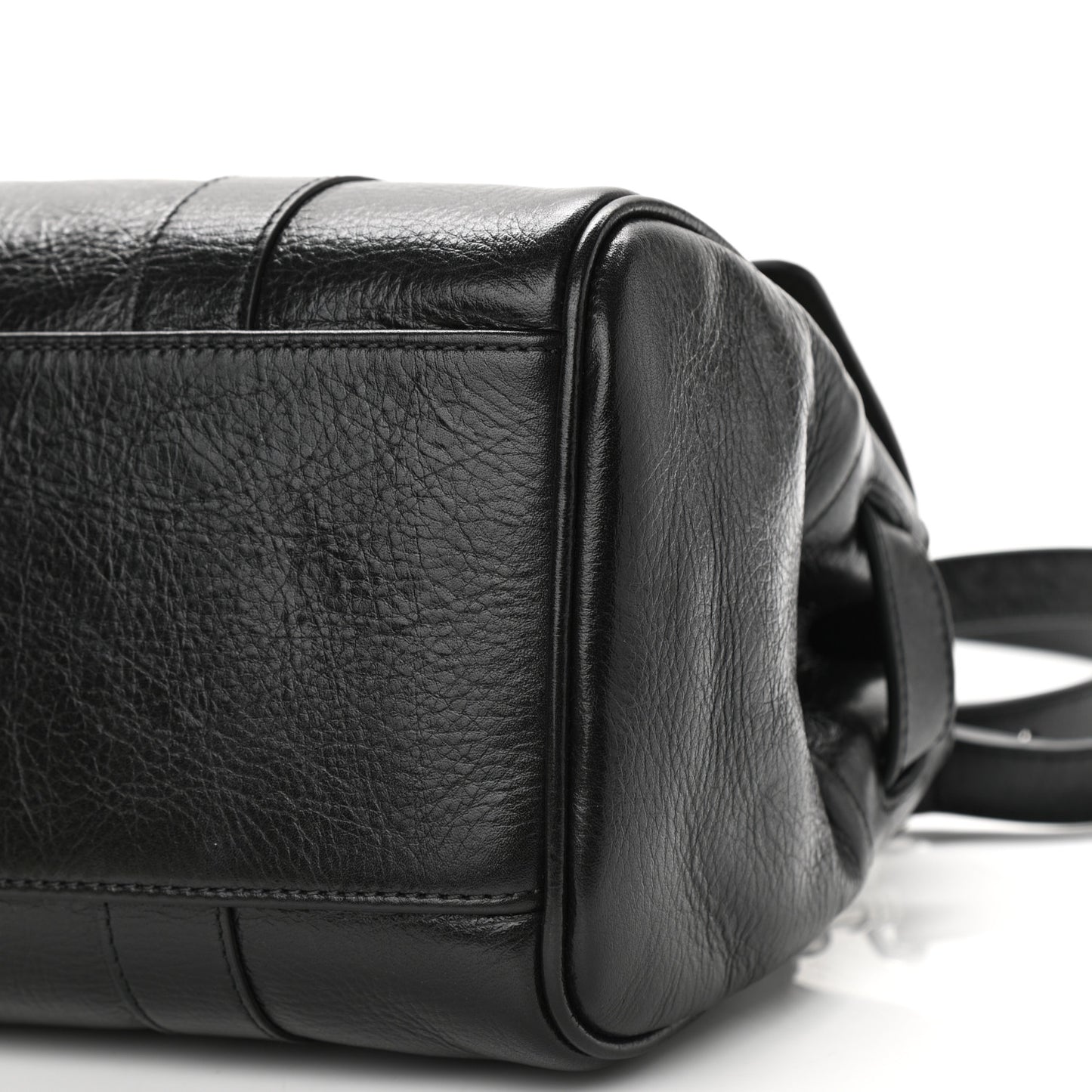 Soft Shine Calfskin Small Bayswater Black