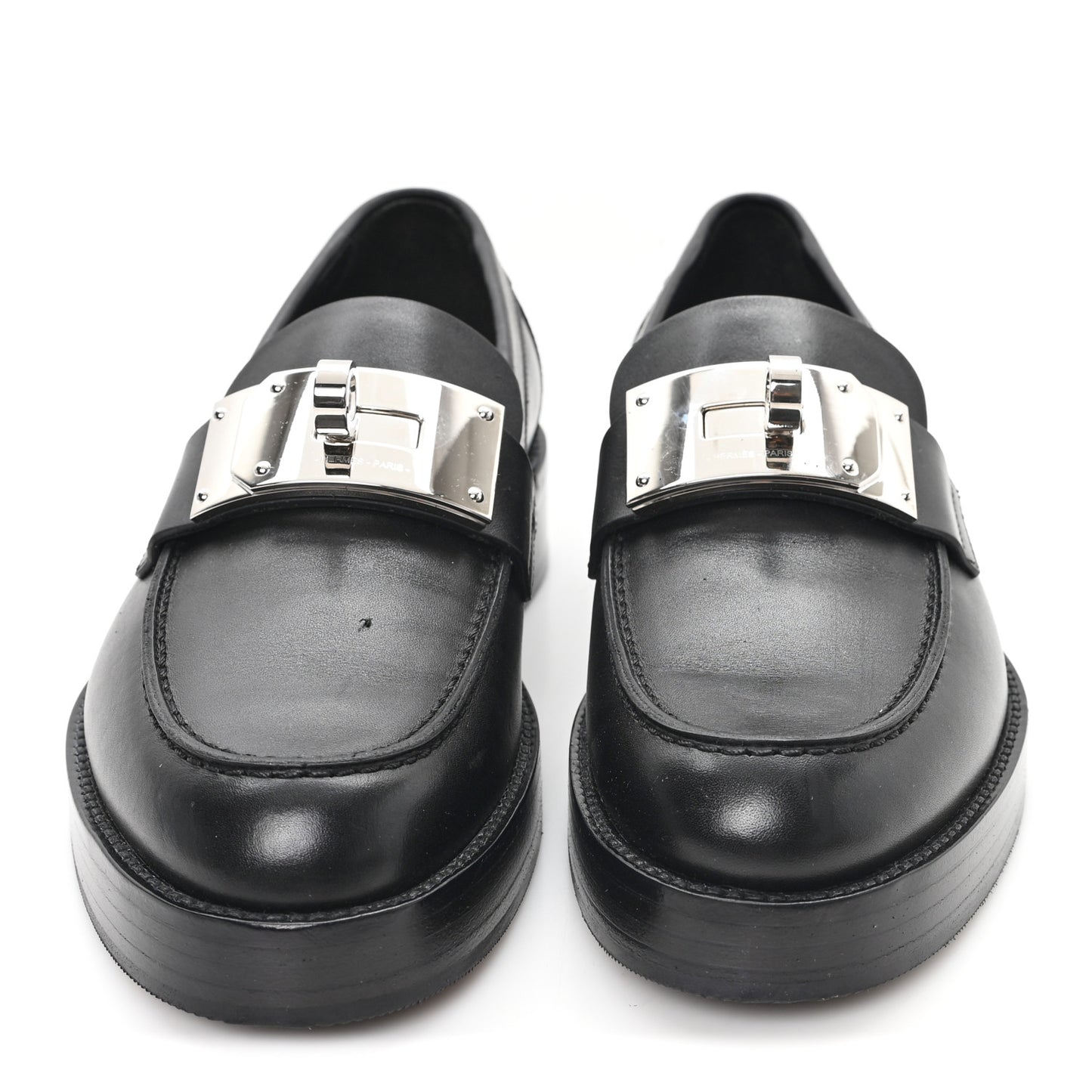 Calfskin Womens Hot Loafer 37 Black