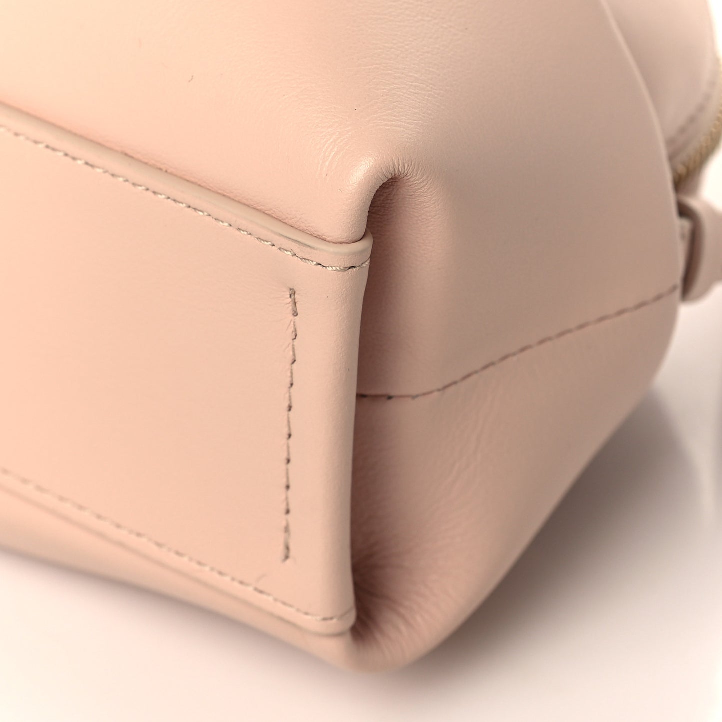 Calfskin Mini Judy Shoulder Bag Cement Pink