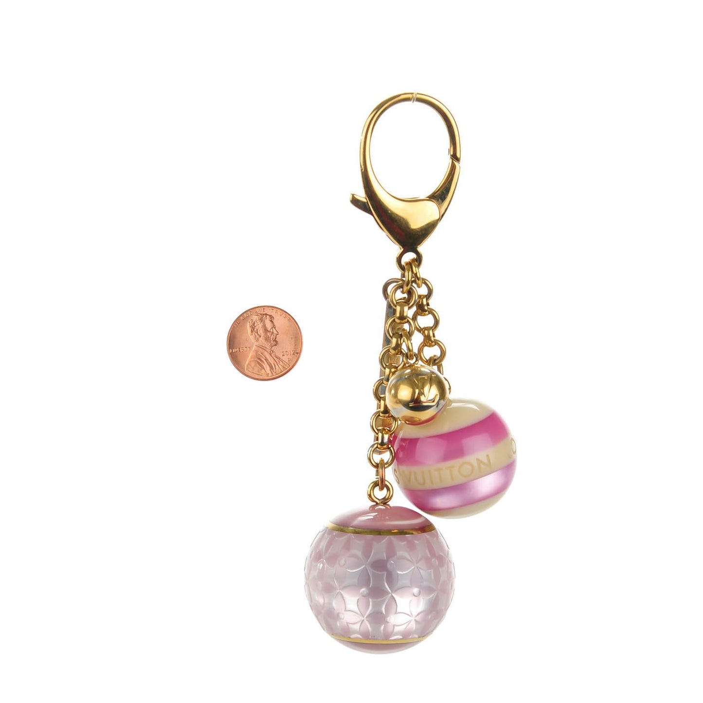 Mini Lin Croisette Bag Charm Violet
