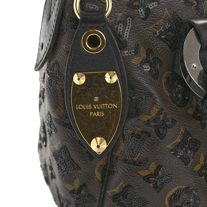 Louis Vuitton Monogram Sequins Eclipse Speedy 28 Black 11 of 18