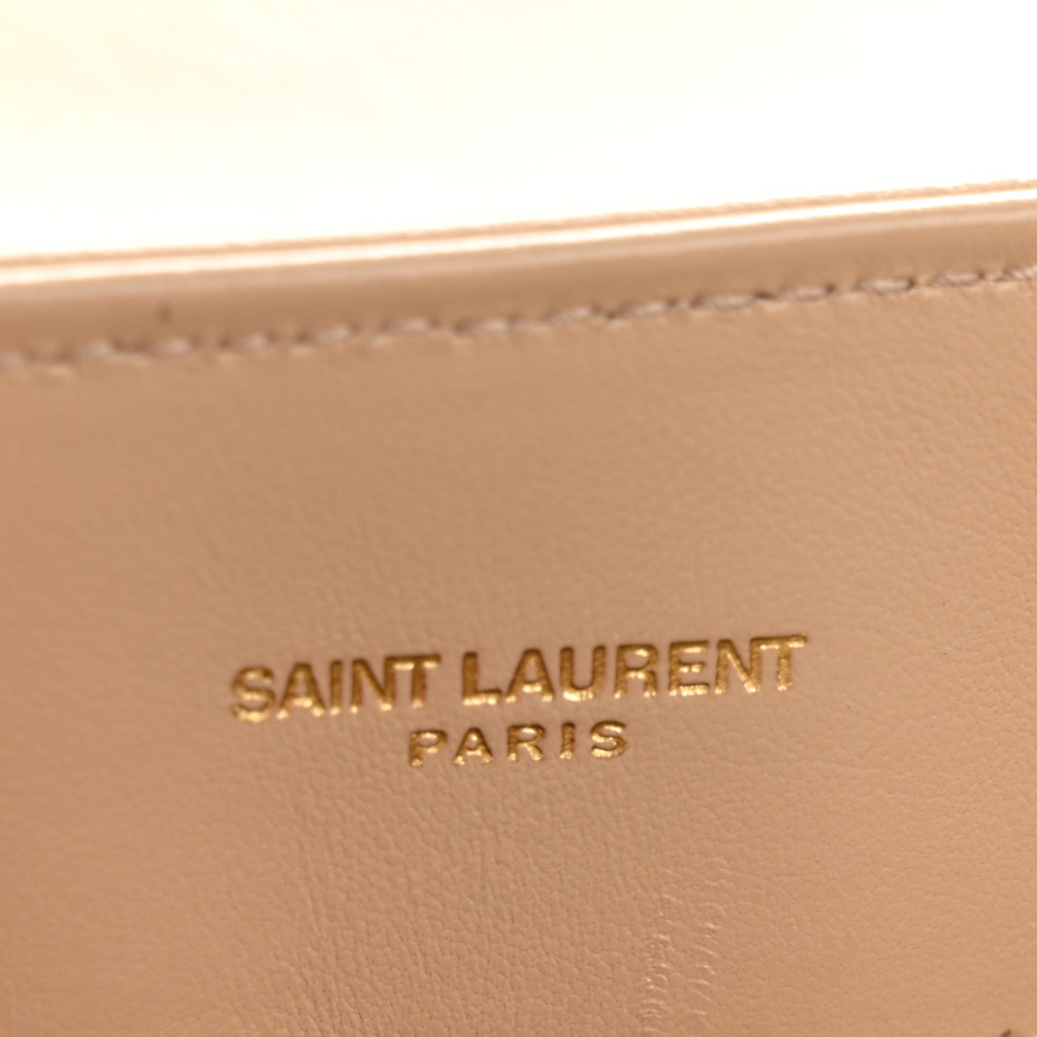 Saint Laurent Calfskin Y Quilted Monogram Medium Loulou Chain Satchel Nude Powder 11 of 13