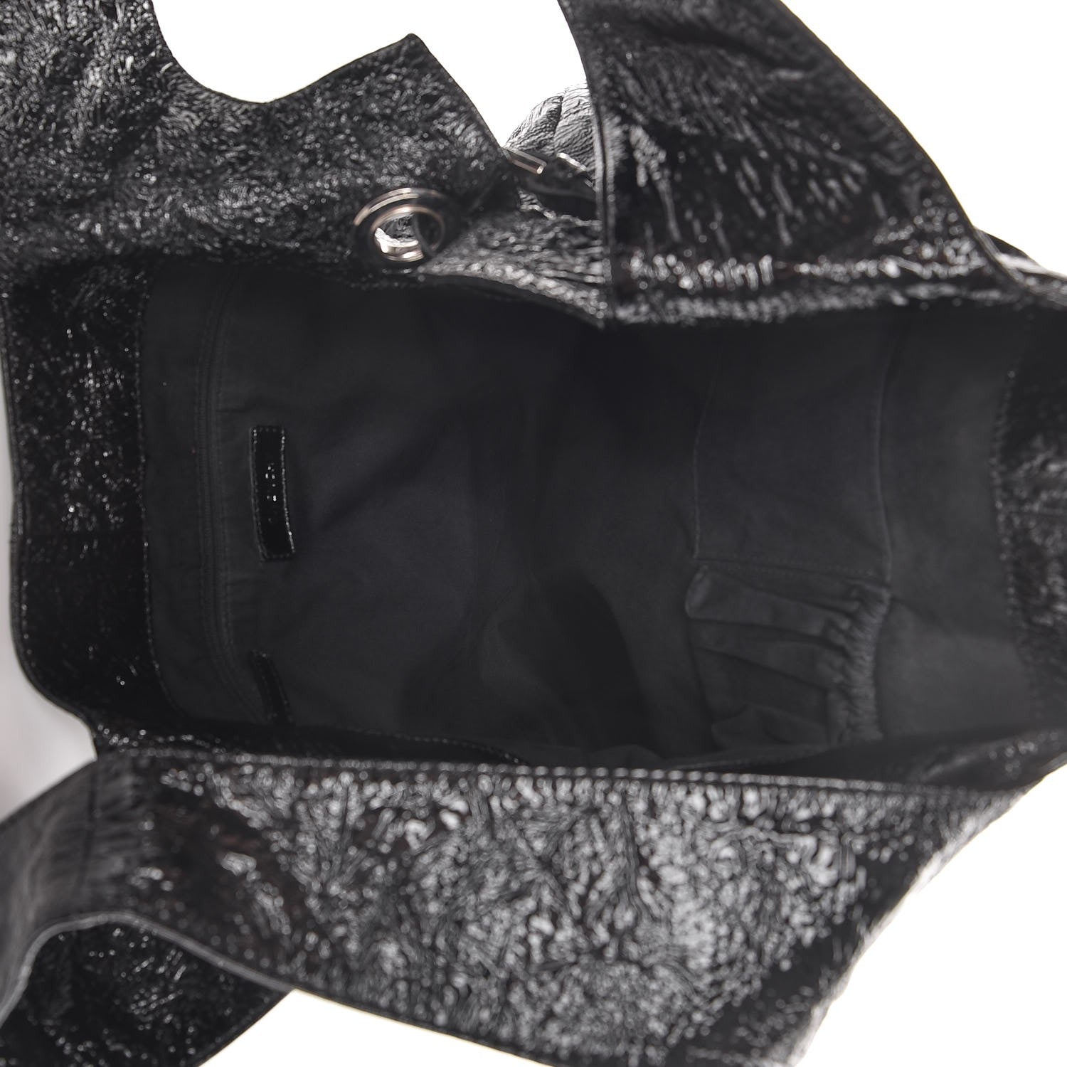 Givenchy Crinkled Patent Hobo Black 7 of 8