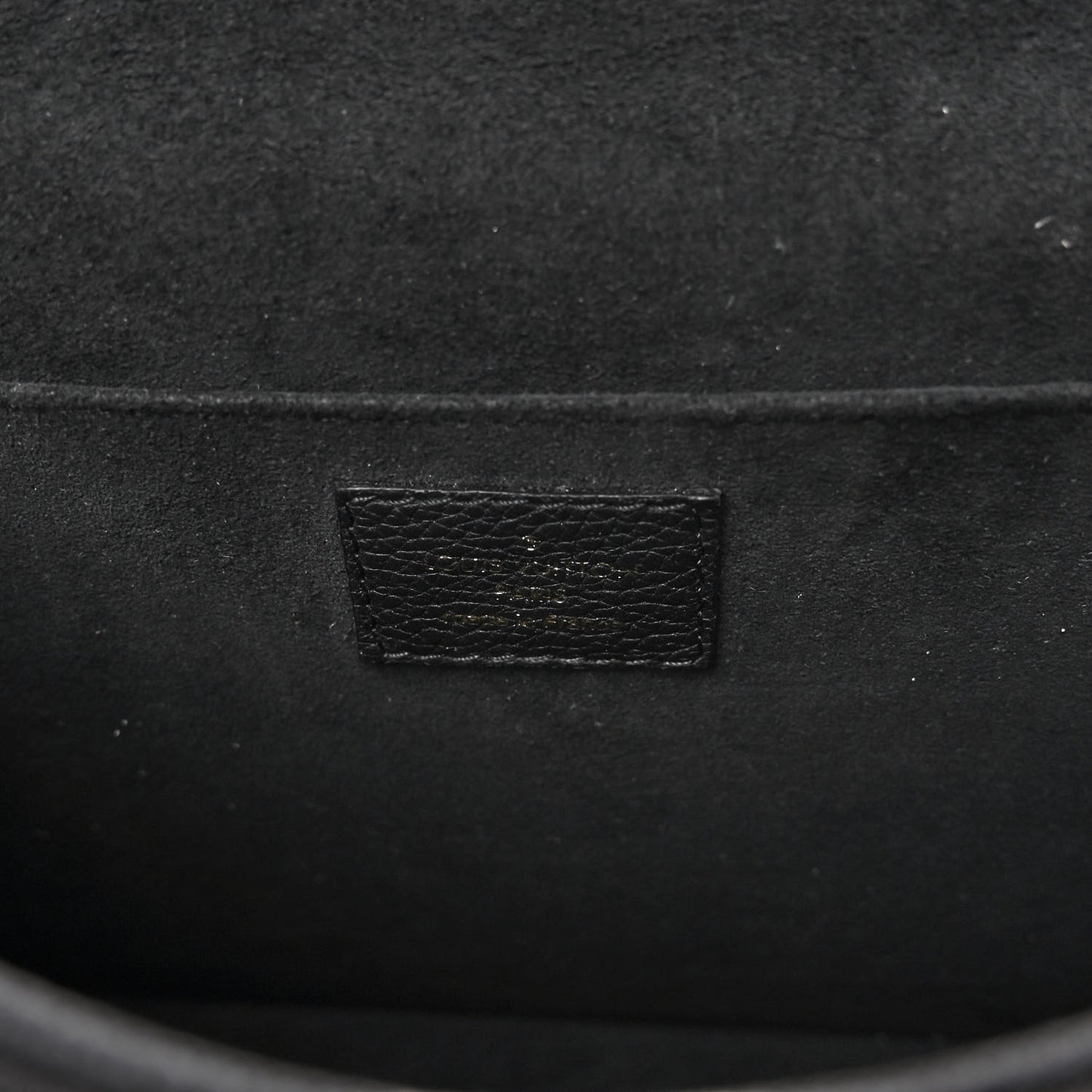 Grained Calfskin Lockme Chain Bag PM Black