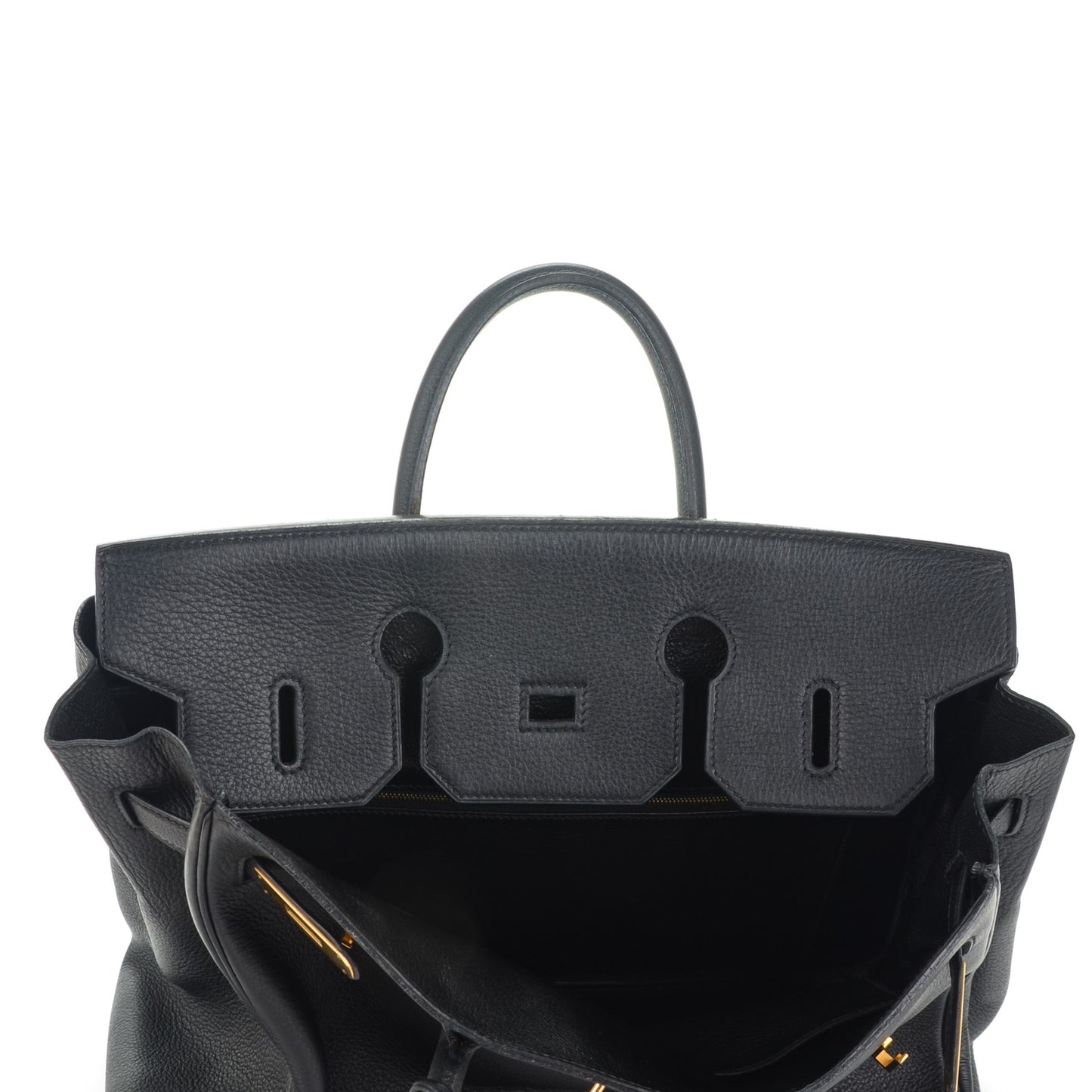 Taurillon Clemence HAC Birkin 32 Black