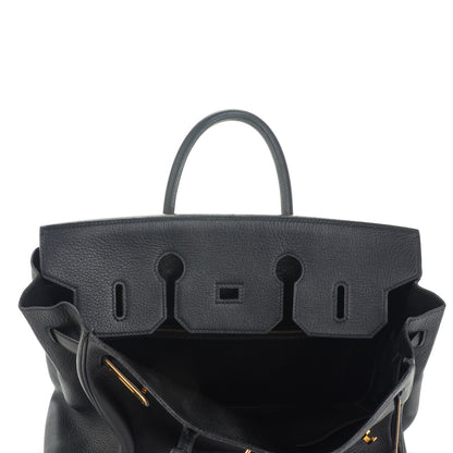 Hermes Taurillon Clemence HAC Birkin 32 Black 21 of 25