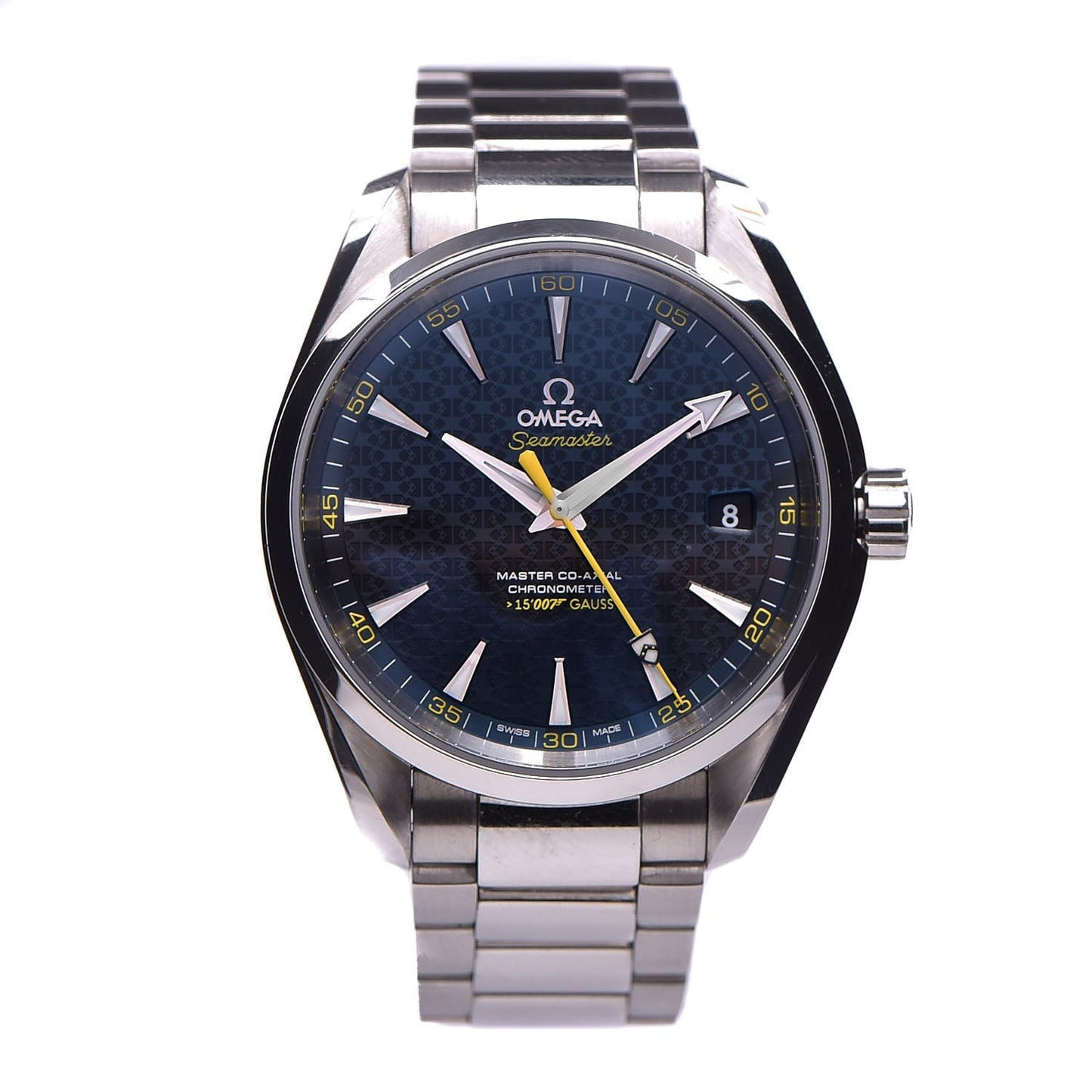 Stainless Steel 41mm Seamaster Aqua Terra 150M Master Co-Axial James Bond Automatic Watch Blue 231.10.42.21.03.004