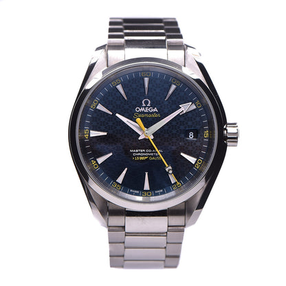 Omega Stainless Steel 41mm Seamaster Aqua Terra 150M Master Co-Axial James Bond Automatic Watch Blue 231.10.42.21.03.004 1 of 10