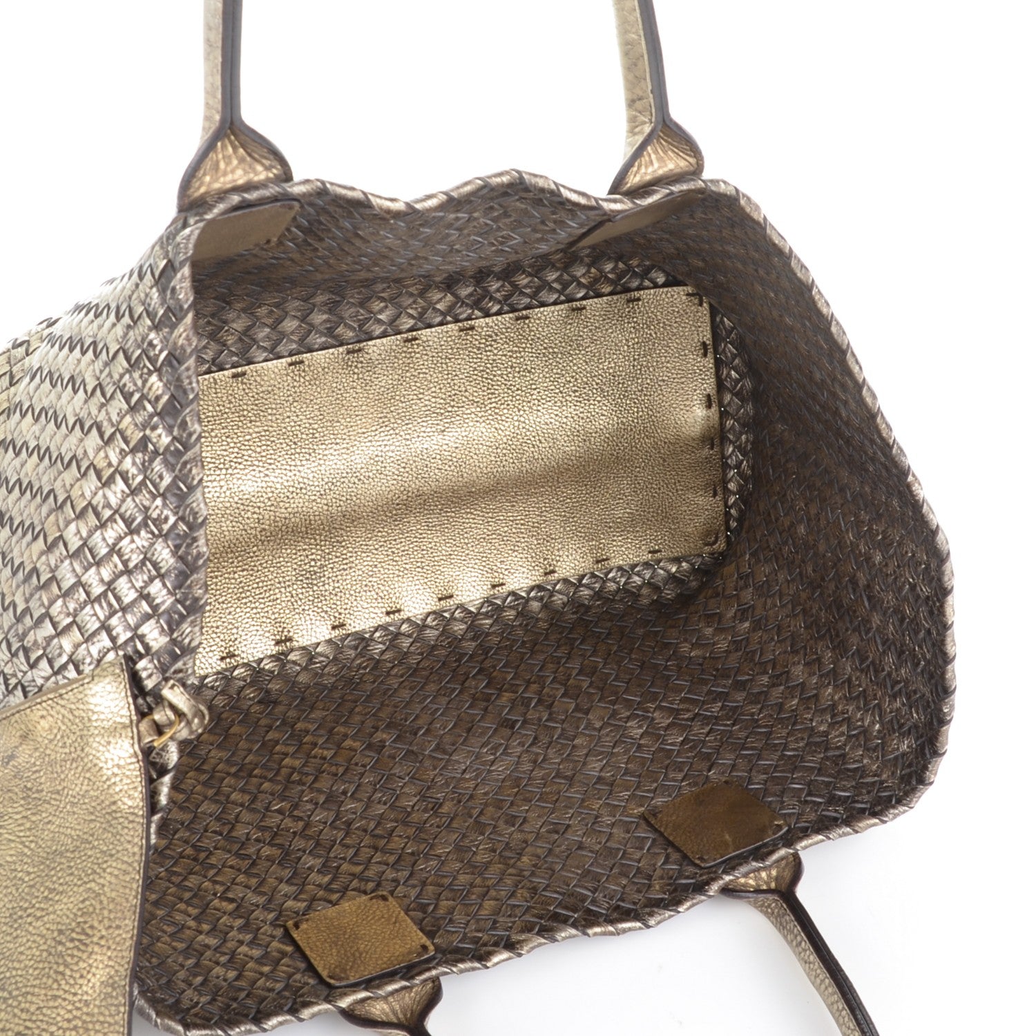 Bottega Veneta Intrecciato Medium Cabat Platino Ossidato 5 of 8