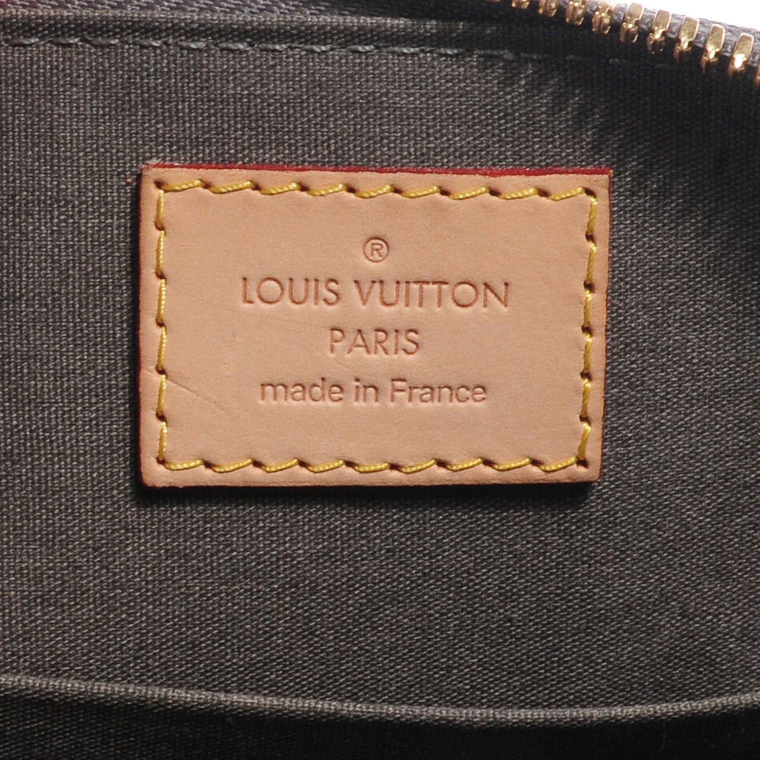 Louis Vuitton Vernis Alma BB Gris Art Deco 6 of 7