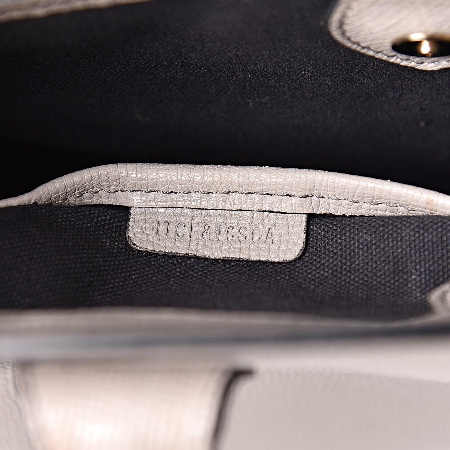 Burberry Derby Calfskin House Check Medium Banner Tote Pale Grey 7 of 18