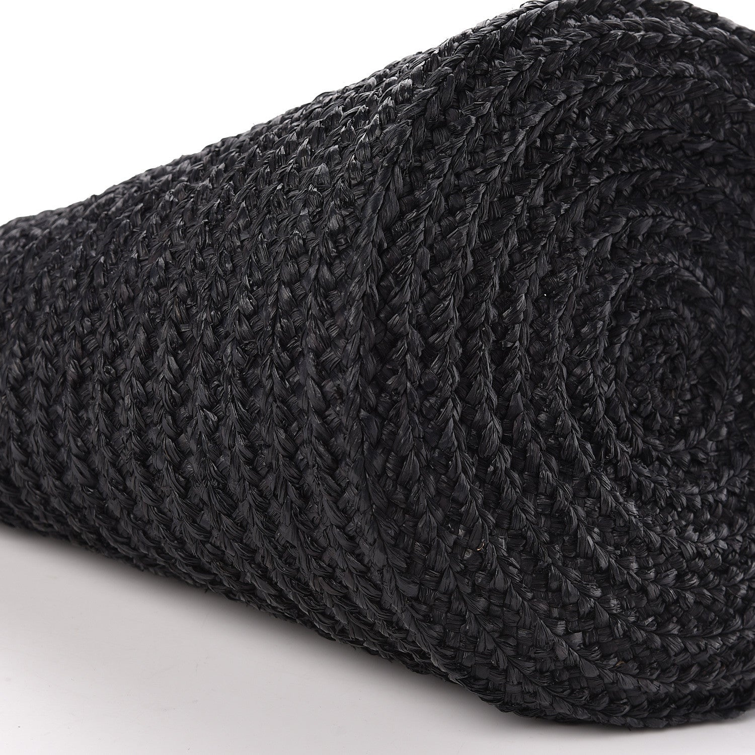 Saint Laurent Raffia Medium Panier Bag Black 8 of 9