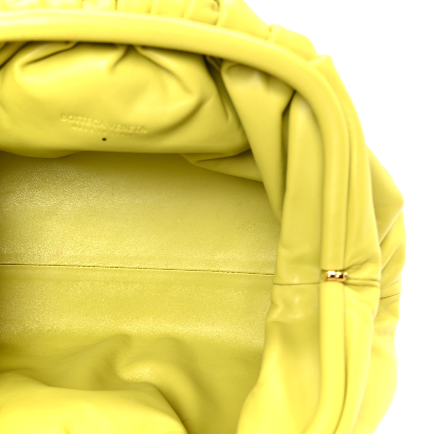 Smooth Butter Calf The Pouch Oversized Clutch Kiwi