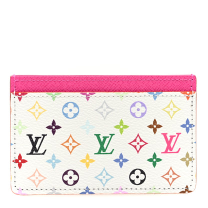 Louis Vuitton LV X TM Monogram Multicolor Card Holder Kawaii Pink 1 of 6