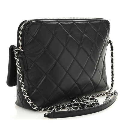 Chanel Lambskin Quilted Crossbody Black 3 of 10