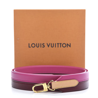 Louis Vuitton Calfskin Cluny BB Shoulder Strap Bordeaux Fuchsia 4 of 4