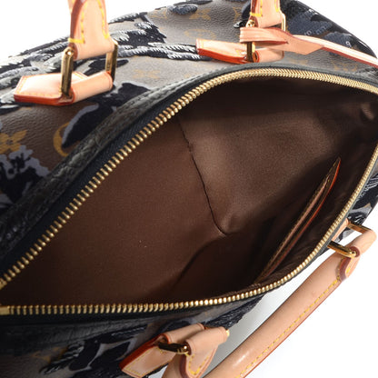 Louis Vuitton Monogram Fleur De Jais Sequins Speedy 30 5 of 8