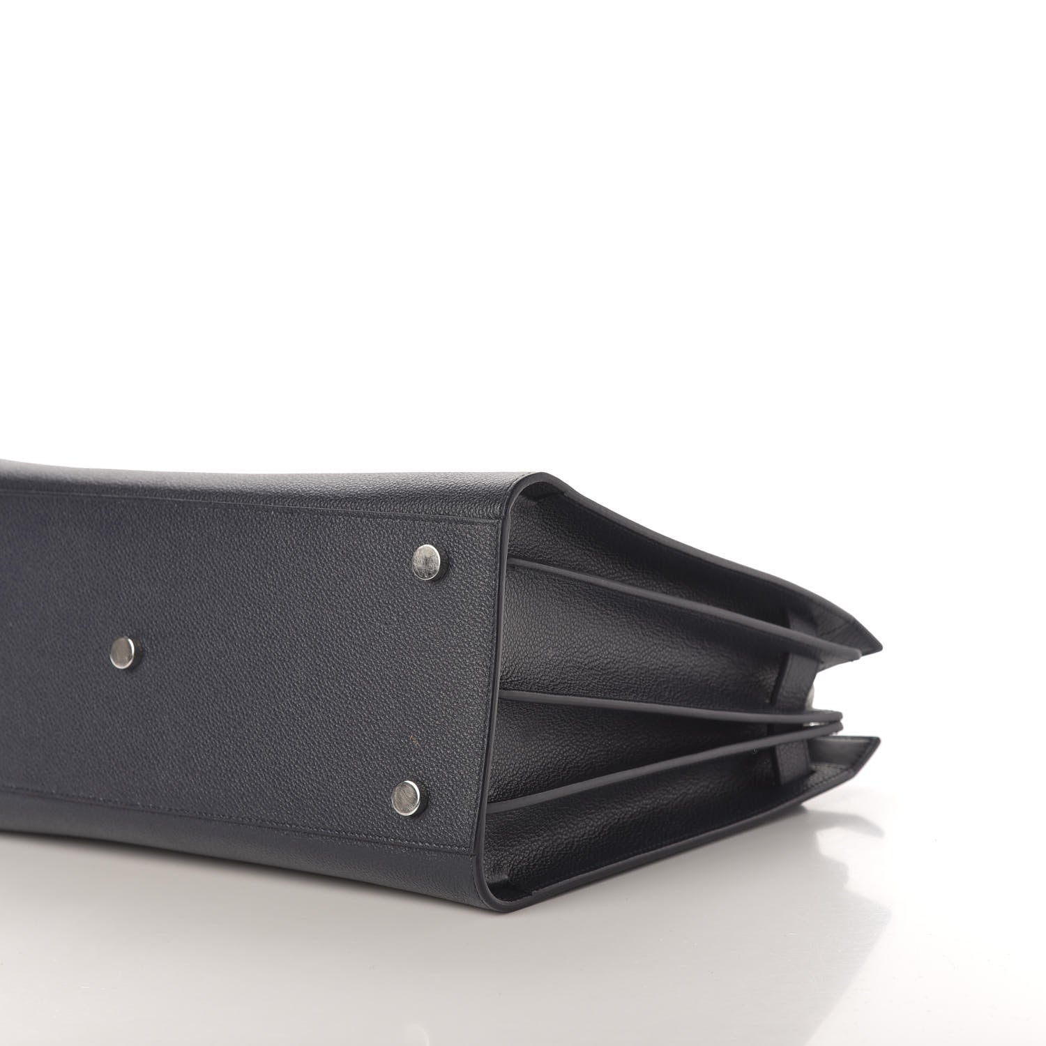 Saint Laurent Grained Calfskin Small Sac De Jour Petrol 10 of 13