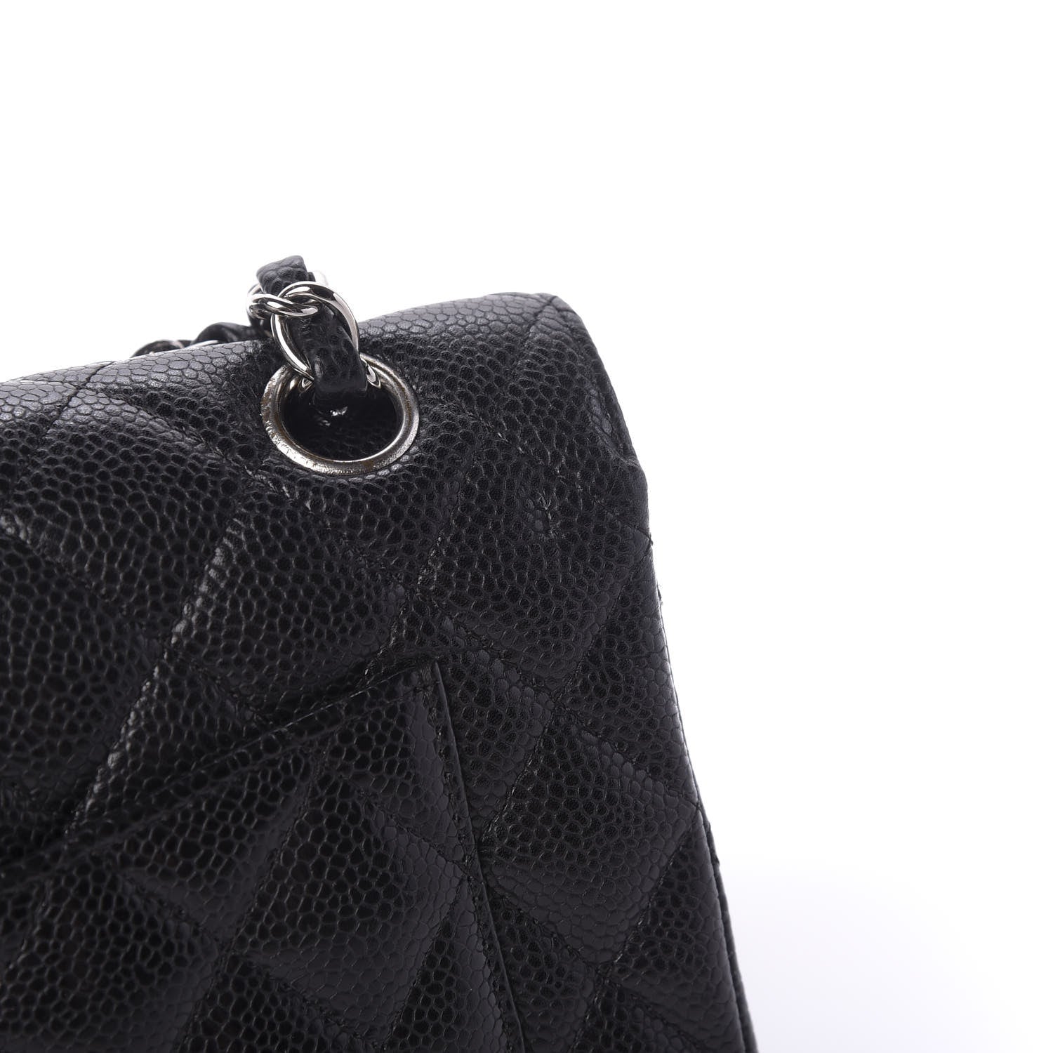 Chanel Caviar Quilted Small Double Flap Black 12 of 13