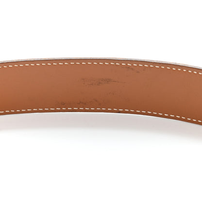 Hermes Box Courchevel 32mm Belt Strap 70 Gold 8 of 10