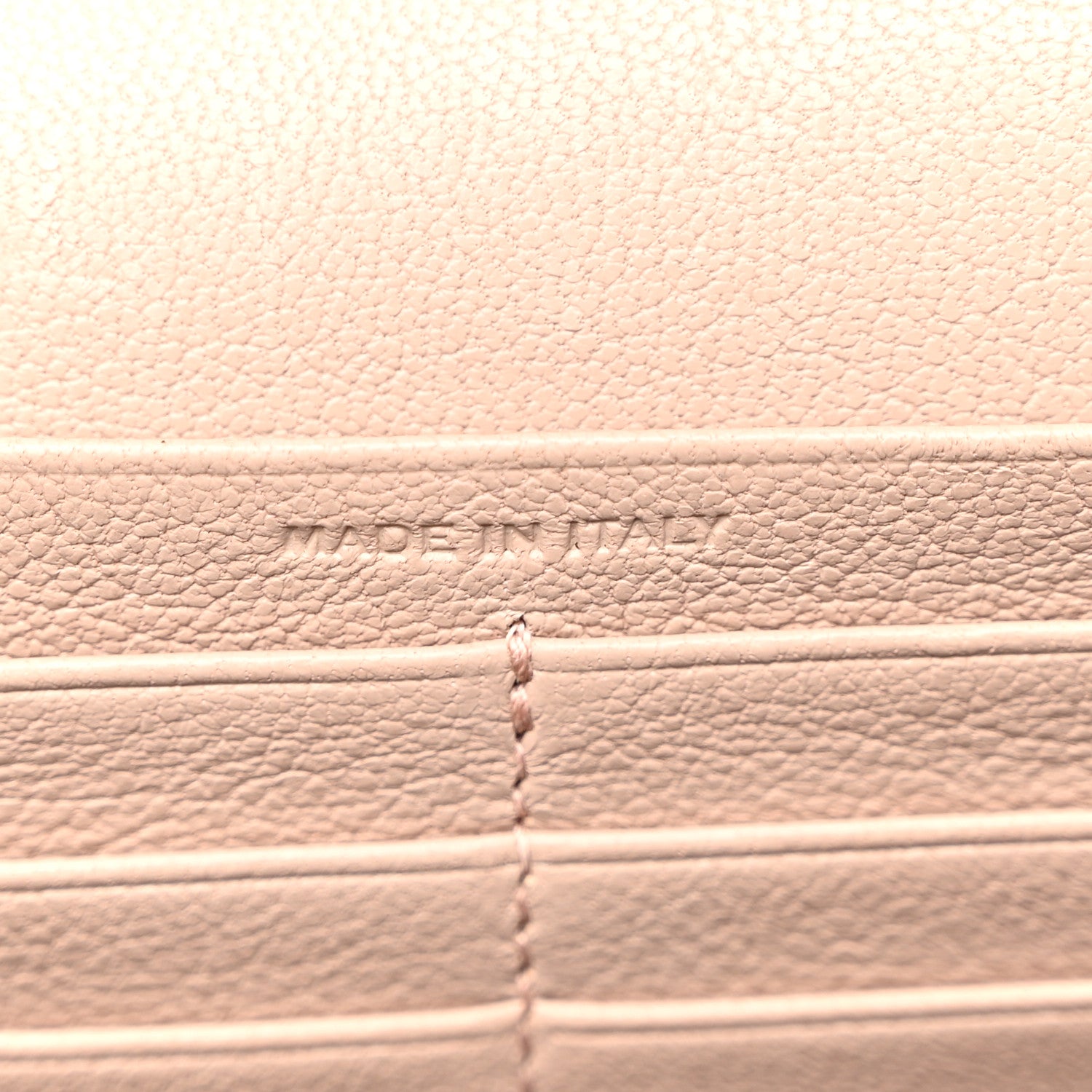 Saint Laurent Sheepskin Tri-Quilt Monogram Envelope Chain Wallet Dark Beige 7 of 12