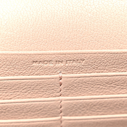 Saint Laurent Sheepskin Tri-Quilt Monogram Envelope Chain Wallet Dark Beige 7 of 12