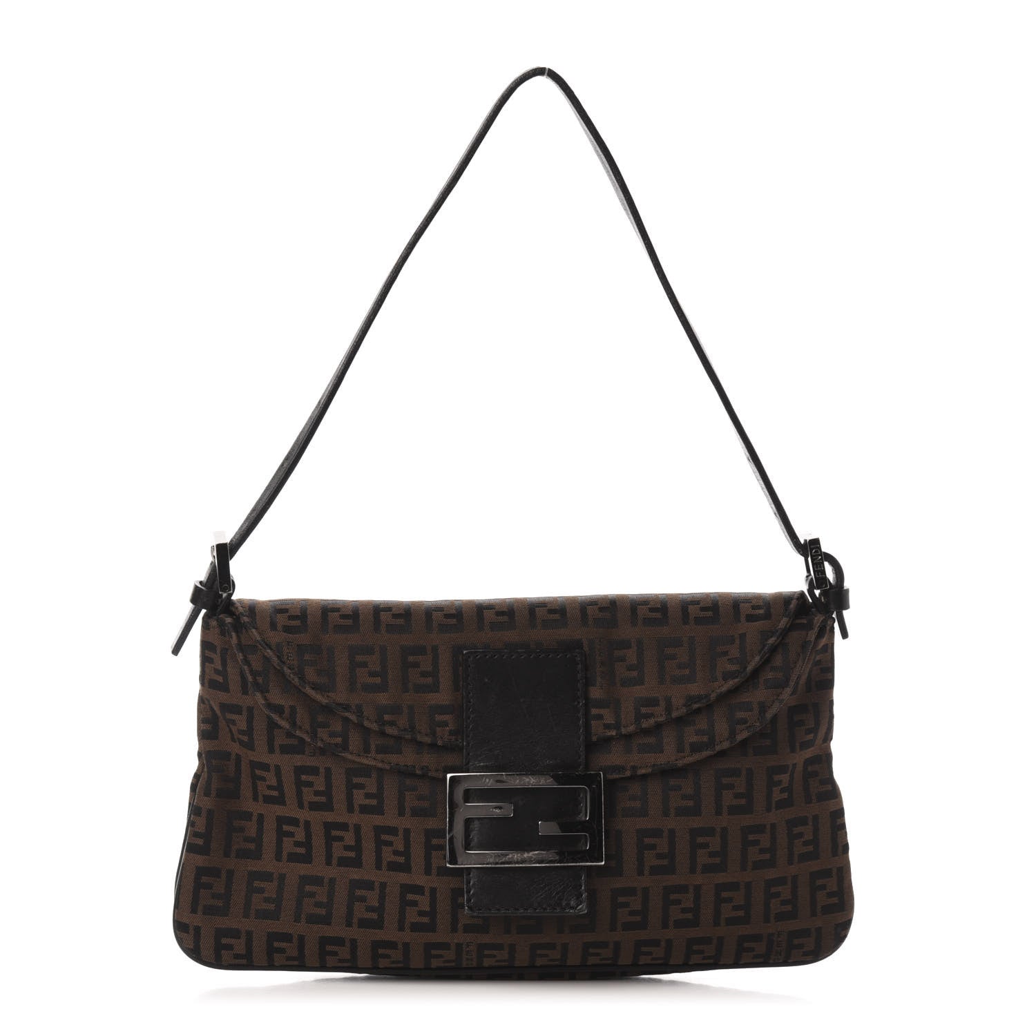 Fendi Zucchino Baguette Brown 1 of 18