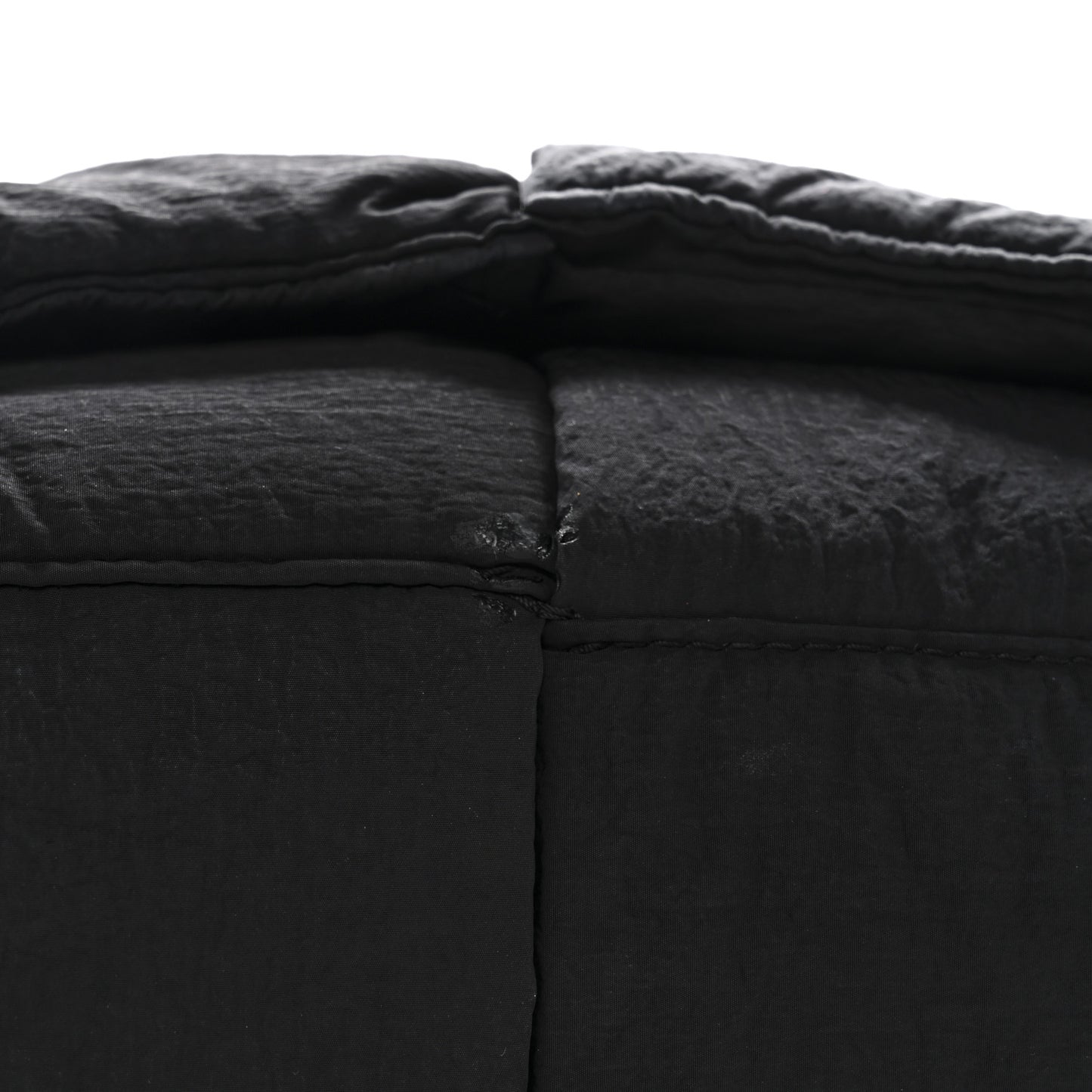 Nylon Intrecciato Padded Tech Cassette Bag Black