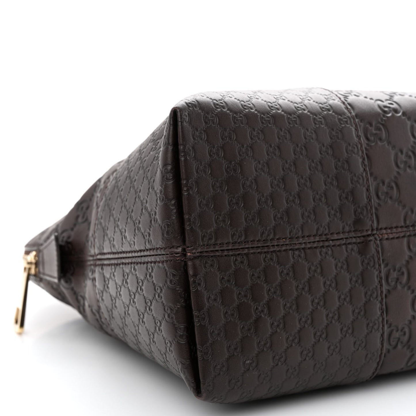 Guccissima Medium Bree Shoulder Bag Chocolate
